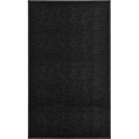 Zerbino lavabile Nero 90x150 cm DEC023177 (1/5)