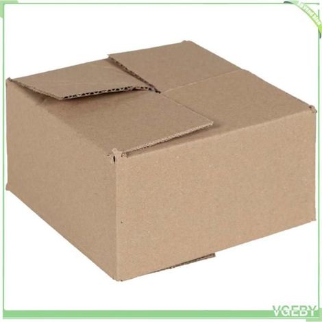 Boîte pliable - FAFEISY - 4106562 - Carton naturel - 15x15x8 cm - Lot de 50 pièces (1/5)