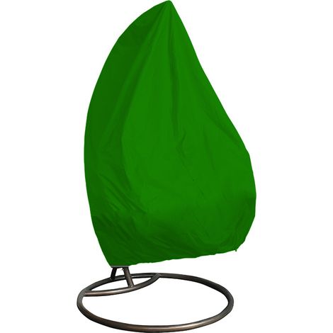 Copertura protettiva anti-UV e impermeabile per cage per uccelli o sedie a sospensione – Tessuto Oxford 210D color argento verde, dimensioni 190 x 115 cm (copertura sola, senza accessori)-lsw