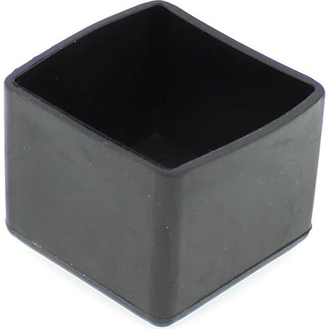 - Embouts Bouchons Carrés en Caoutchouc - 50mm - pour Chaises, Tables, Pieds De Meubles (1/4)