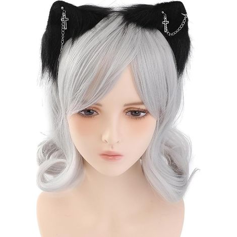 Serre-tête avec oreilles de bête de style japonais pour cosplay, Halloween, fête (1/5)