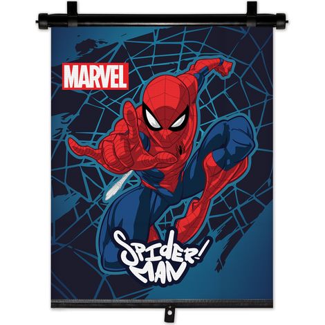 Marvel Spiderman Rückziehbarer Auto-Sonnenschutz, einfach zu installieren (1/3)