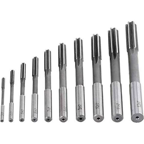 10 Pcs Alésoirs de Machine, outil d'alésage, Alésoir Machine de Coupe 3/4/5/6/7/8/9/10/11/12mm, Alésoirs de fraisage (1/4)