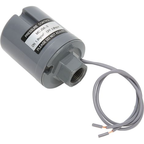 Contrôleur de pression d'eau automatique rond réglable pour pompe à eau 1,82,6 bar
