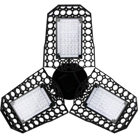 LED Plant Grow Light Foldable Red and Blue Spectrum Plant Light Triple Leaf Trellis Nursery Grow Lights (1/5)