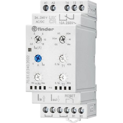 Finder Relé de Supervisión Universal para carril DIN de 35 mm