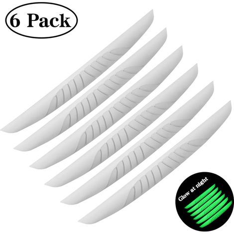 Set mit 6 hochwertigen, schwarzen PVC-Türschutzleisten aus PVC – Kollisionsschutz und Sicherheit (1/5)