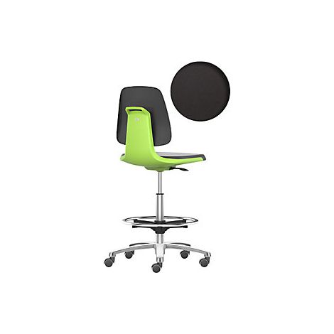 Silla giratoria de trabajo LABSIT silla alta con ruedas de (1/5)