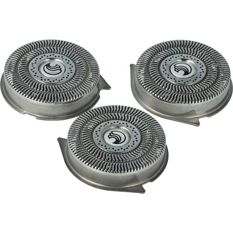 vhbw 3 têtes de rechange compatibles Philips HQ8100 HQ8140 HQ8150 HQ8160 HQ8170 HQ8180 rasoir électrique (1/4)
