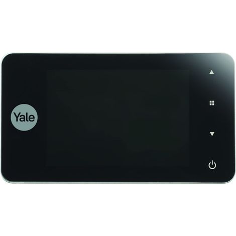 Yale Spioncino Elettronico Digitale Auto-Imaging 45-4500-1440-00-60-01, Argento, Visualizzazione dal Vivo, Telecamera di Alta Qualità, Angolo di Visione 105°, Registra Immagini, Campanello Integrato (1/5)