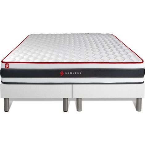 Matratzen- und Lattenrost-Set 2x80x200 cm - Energy