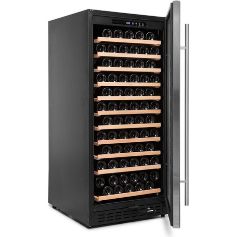 Cave à vin inox 110 bouteilles 1 température - Vinobox (1/5)