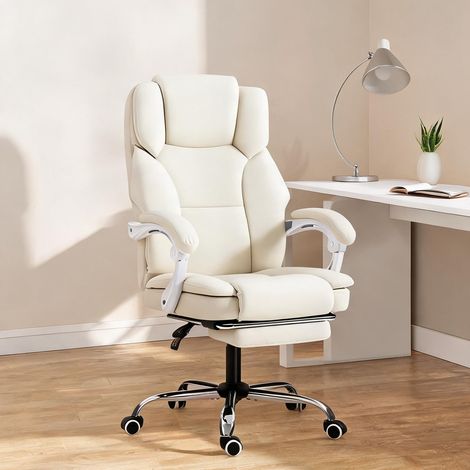 Chaise de bureau beige 73 x 64 x 120 cm (1/5)