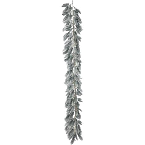 Branches De Pin Artificielles 200 cm Ornement de Cèdre Doux et Réaliste Pin Artificiel Pour La Maison, La Porte D'Entrée, La Cheminée, Le Patio, L'Extérieur, Le Jardin, La Cour Et Le (1/5)