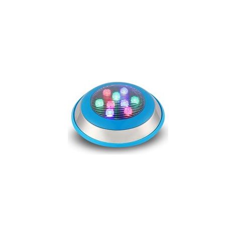 GROOFOO 24W Applique murale sous-marine,coloré Projecteur de Piscine IP68 Étanche Inoxydable Lumière Souterraine pour Jardin Étang Piscine Terrasse (1/5)