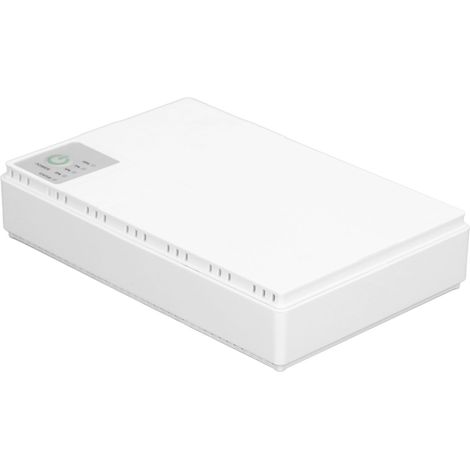 Mini système d'alimentation sans interruption (UPS) CC pour routeur, caméra de surveillance, blanc, 85-265 V, prise UE (1/5)