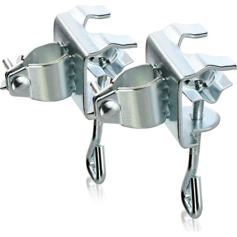 2x Schirmhalter - Schirmhalter für Balustrade oder Balkontisch - Schirmhalter für Balkon und Terrasse (Ø 19-32 mm - 2 Stück) (1/5)