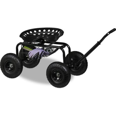 Sedile da giardino mobile con contenitore (1/5)