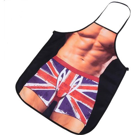 Tablier imperméable 3D amusant - Homme de gym (1/5)