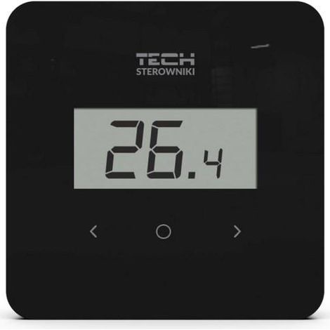 Termostato Tech R-8B PLUS nero controllo temperatura preciso