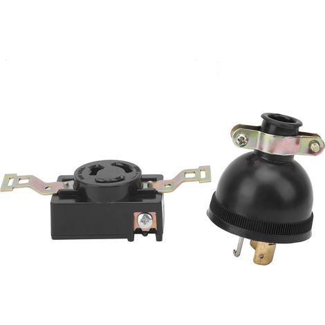 Prise de générateur à 3 broches, monophasée, en cuivre, pour moteurs diesel 3/5/6,5/8 kW, 220 V CA (1/5)