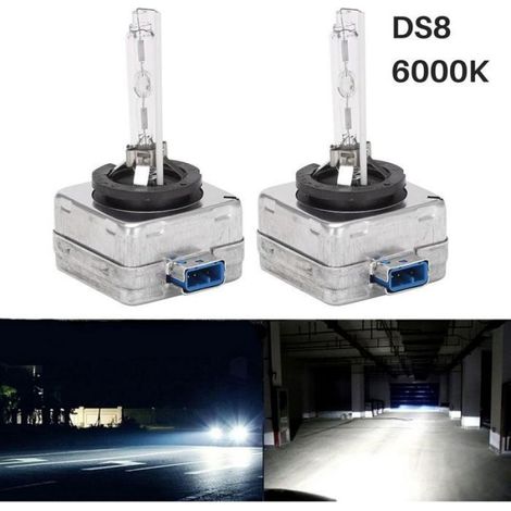 Ampoule Xénon D8S - 35 W - 6000 K - Compatible Ford Focus - Lot de 2 (1/4)