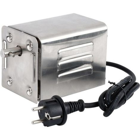 Moteur électrique pour tourne-broche barbecue – Acier inoxydable – Charge 50-70 kgF – Puissance 15W – Tension 220V (UE) (1/5)