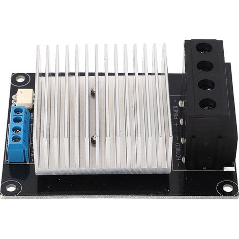 Accessoire de contrôleur de chauffage pour imprimante 3D : contrôleur de chauffage à tube MOS, module d'alimentation pour plateau chauffant, courant élevé 30 A, 12-24 V CC (1/5)