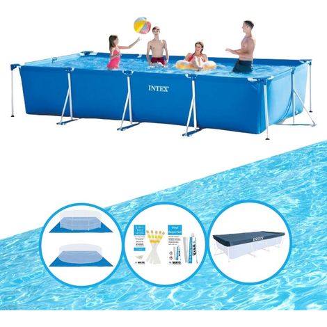 Intex Piscine Tubulaire Rectangulaire - 450x220x84 cm - 5-pièces S22359 (1/5)
