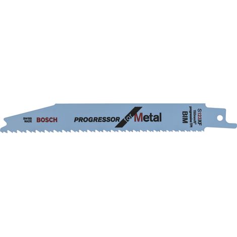 Bosch Accessories 2608654402 Lama per sega universale S 123 XF - Progressor for Metal 5 pz.