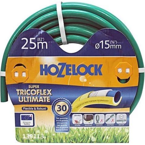 Tubo da giardino multiuso Super Tricoflex Ultimate 15mm - 25m - verde HOZELOCK