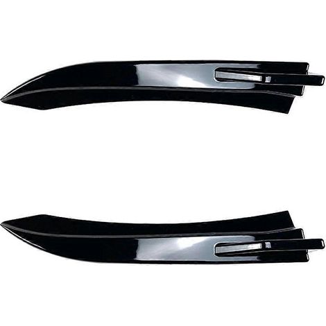 Bodykit inklusive Diffusor, Seitenschwellern und Heckstoßstangenlippe für BMW 3er und 4er F30 F31 Limousine/Touring M Sport 2013-2019 (Schwarz) (1/4)