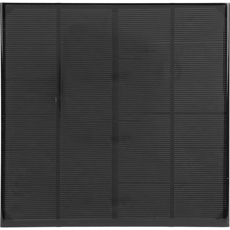 Panneau solaire époxy polycristallin 6V 4.5W DC, module d'alimentation avec fil rouge noir 200cm, fournitures pour bricolage (1/5)