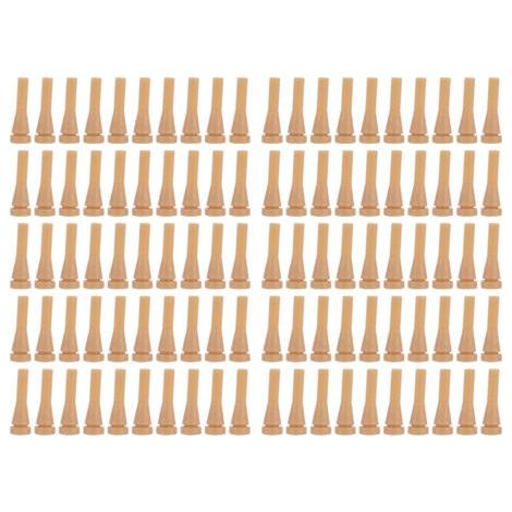 100 Pcs Rubber Hair Removal Sticks for Poultry Plucker, Replacement for Ducks, Chickens, Geese, Yellowish Pink (1/5)