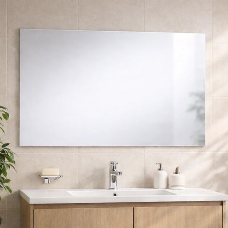 Badspiegel Ohne Beleuchtung 100X70 Cm -Reversibel