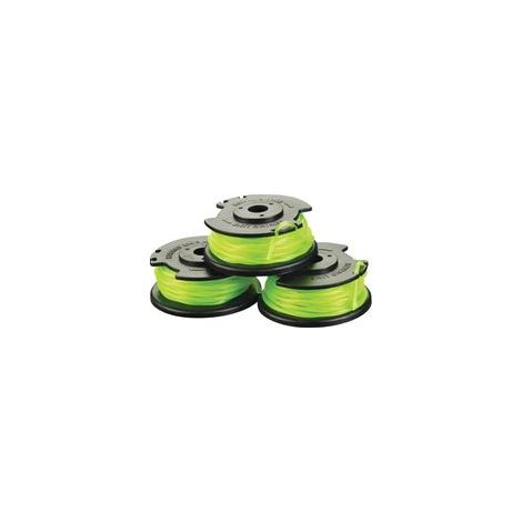Lot de 3 bobines Simple Fil 2,0mm - RAC143 - pour Coupe-Bordures RLT36, RLT36C33 (1/4)