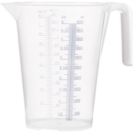 Broc doseur transparent gradué 5L - PRESSOL - 07 065