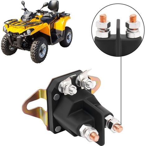 Relé de arranque de 12 V 33-334 para cortacéspedes/CASTEL GARDEN/STIGA/MURRAY/TWIN-CUT/TURBO-CUT/HERCULES/SABO (1/4)