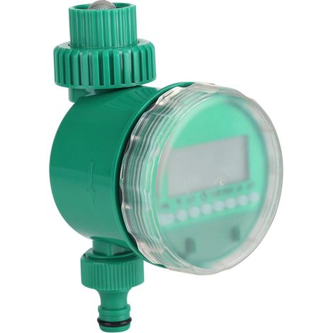 Minuterie d'irrigation minuterie de Tuyau, minuterie d'eau de Robinet électrique contrôleur de minuterie d'arrosage Programmable pour système d'irrigation Automatique de Jardin (1/5)