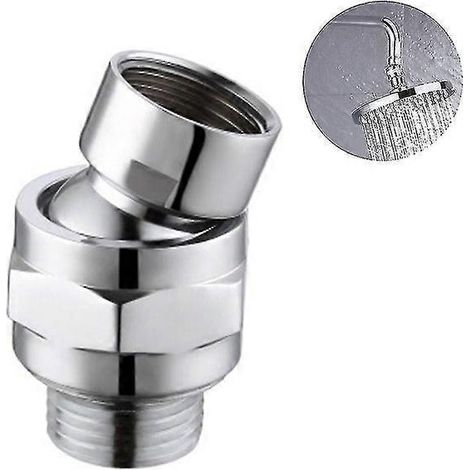 Raccord à rotule pour pommeau de douche pivotant, réglable (1/5)
