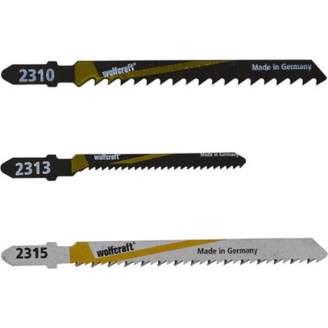 wolfcraft Professional Jigsaw Blade Long-Lasting Quality Set for Woodworking,6Ps (1/5)