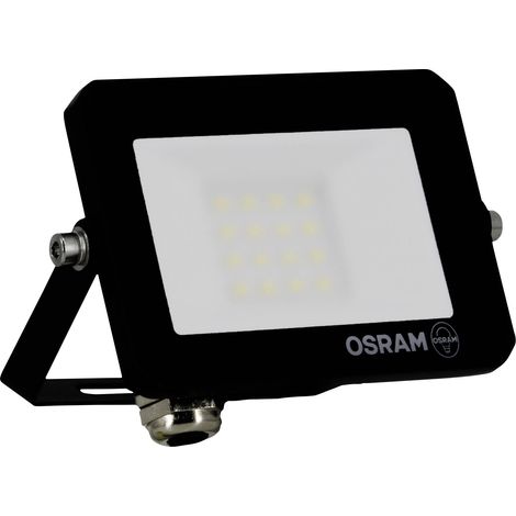 OSRAM HOMELIGHTING FLOODLIGHT LUX 10W 840 BLACK 4099854489389 Projecteur d'éclairage LED 10.00 W Couleur d'éclairage (ampoule LED): blanc froid W339293