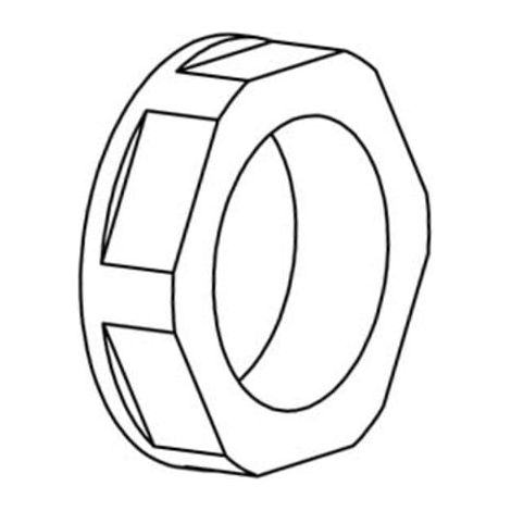 icotek Gegenmutter PA schwarz GMT25