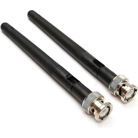 2 UHF-Antennen mit BNC-Anschluss für Sennheiser EW100, EW300, EW500, G3 Evolution und G3-Serienempfänger (W-Yvan)-black (1/5)