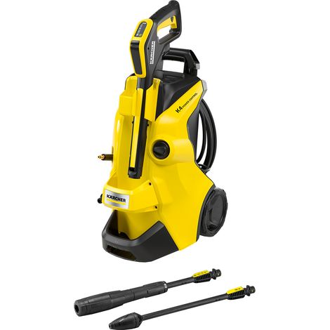 KARCHER Idropulitrice K 4 Power Control - Pressione: 20 – max. 130 / 2 – max. 13 bar / MPa - Portata: max. 420 l/h - Potenza allacciata: 1.8 kW