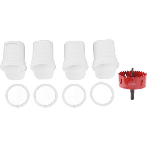 Distributeur automatique pour volailles Poultry Pro – Distributeur de nourriture pour poules et canards, étanche à la pluie, blanc