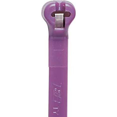Serre-câbles ABB 137mm x 3,6 mm Violet en Nylon 66 ( Prix pour Paquet de 1000 )