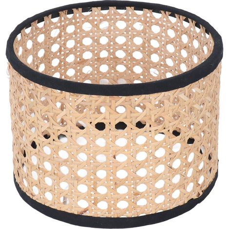 Abat-jour universel en rotin tissé couvercle de lampe pour lustre E27 E14 lampe suspendue (1/5)