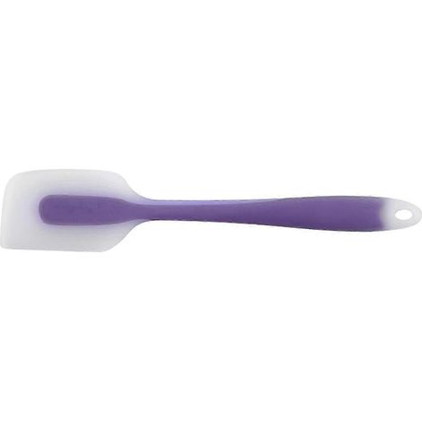 Spatule de cuisine en silicone, facile à nettoyer, idéale pour mélanger, cuisiner, pâtisser et racler. Spatule à maquillage, outil pour mélanger le beurre, sans couture.-Violet (1/5)