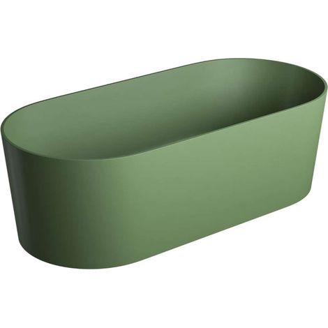 OMNIRES Ovo M+ - Baignoire îlot, 160x75 cm, vert OVOWWOL (1/4)